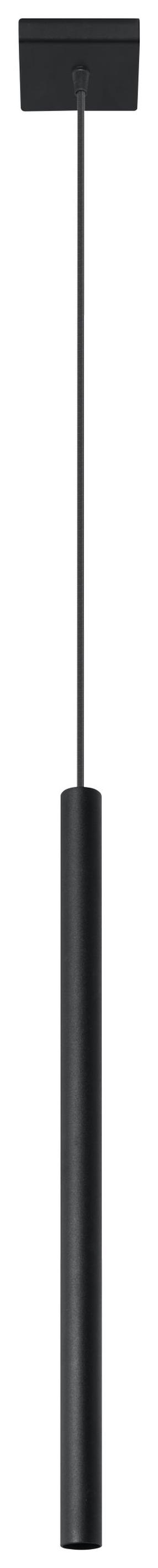Šviestuvas kabinamas Sollux Pastelo 1, G9, 1 x 40 W, juoda sp. / juoda sp.