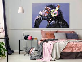 Репродукция Artgeist Musical Monkey, g-c-0089-b-a, 30 см x 20 см