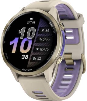 Viedais pulkstenis Garmin Forerunner 970 010-02969-12, zelta krās./pelēka krās.