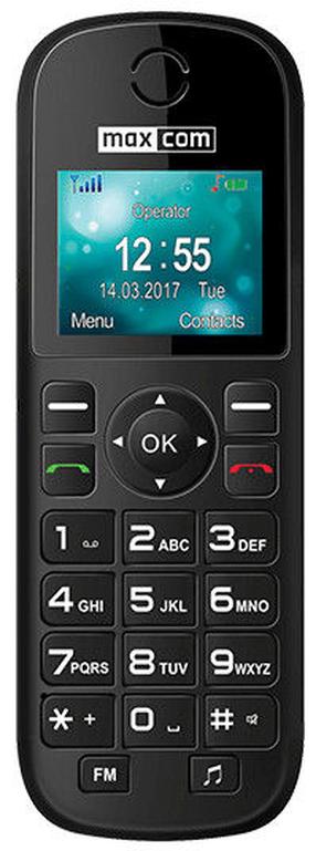 Mobilusis telefonas Maxcom Comfort MM35D, juoda
