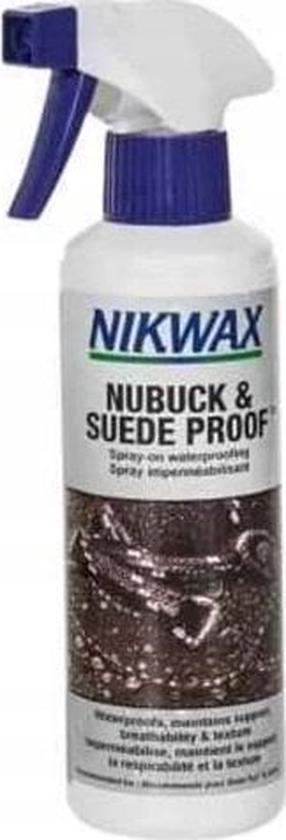 Pihustatav Nikwax Nubuck and Suede Proof vedel immutusvahend nubuk- ja seemisnaha jalatsitele, 0.3 l