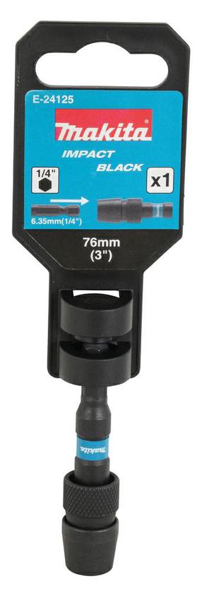 Antgalių laikiklis Makita Impact Black, 76 mm, 1/4"