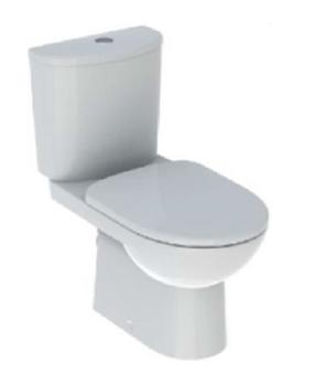 Туалет, напольный Geberit Selnova Rimfree, с крышкой, 360 мм x 680 мм