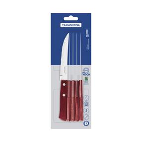 Nuga Tramontina Polywood, roostevaba teras, pruun v., 6 tk, 21 cm