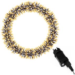 Adventes svečturis "Vainags" Springos CL1233 ar LED apgaismojumu, 5 cm, balta krās.
