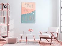 Reprodukcija Artgeist Inscriptions: Home Sweet Home DKNW0170XXL, 80 cm x 120 cm