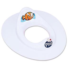 Mokomasis tualeto dangtis Fish, balta sp., 40 cm x 33 cm x 32 cm