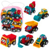  Statybos transporto priemonės Lean Toys Mini, įvairių spalvų