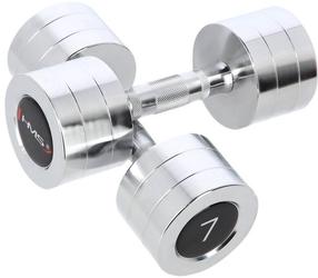 Svarmenų rinkinys HMS Chrome Dumbbells, 2 x 7 kg