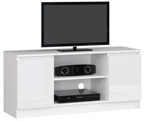 TV staliukas Akord RTV, balta sp., 40 cm x 120 cm x 55 cm