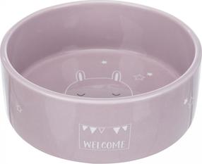 Dubenėlis gyvūnui Trixie Junior, 0.8 l, 16 cm x 16 cm, violetinė sp.