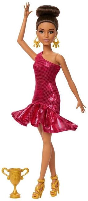 Lėlė su priedais Mattel Barbie You Can Be Anything Ballroom Dancer, 29 cm, raudona sp.