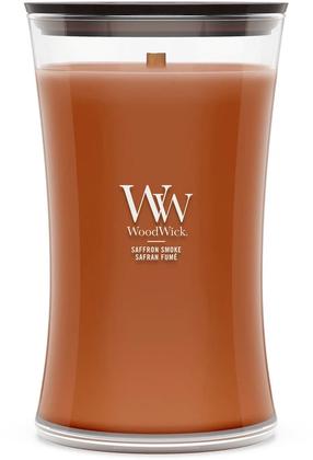 Žvakė, aromatinė WoodWick Saffron Smoke, 90 - 140 h, ruda sp.