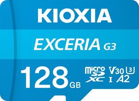 Mälukaart Kioxia Exceria G3, 128 GB, 160 Mb/s - 50 Mb/s