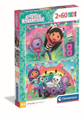 Пазл Clementoni Gabbys Dollhouse 24819, 18.5 см x 27 см, 120 шт., многоцветный