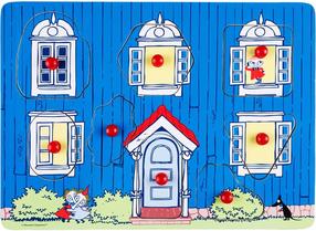 Medinė dėlionė Moomin Moominhouse, įvairių spalvų