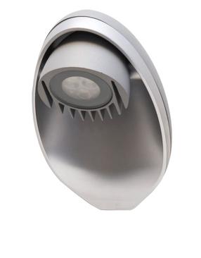 Sieninis lauko šviestuvas Su-Ma Eggo, 9W, LED, IP54, pilka sp., 12.5 cm x 20.8 cm