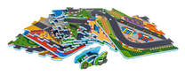 Kilimėlis kūdikiams - dėlionė Ramiz Racing Track, 32 cm x 32 cm, 15 vnt, įvairių spalvų