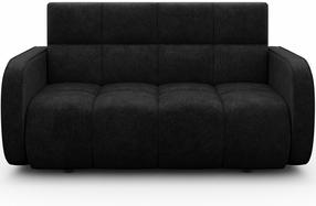Sofa-lova Deverio, juoda sp., 154 x 103 cm x 83 cm
