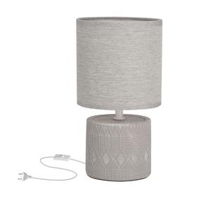 Stalinis šviestuvas Candellux Lighting Dina, E14, 40W, pilka sp./pilka sp.