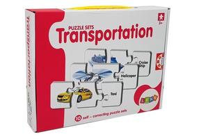 Izglītojoša mīkla Lean Toys Transportation, daudzkrāsaina, 10 gab.
