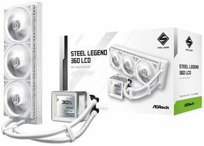 Vandens aušintuvas procesoriui ASRock Steel Legend 360 LCD (90-ASLA36-WAAGA5), 397 mm x 27 mm