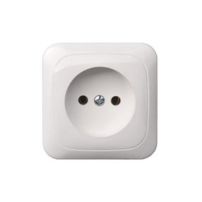 Pistikupesa Liregus Alfa PKL10/16-010, ilma maanduseta, valge v.