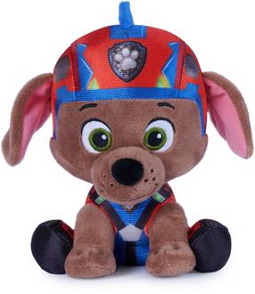 Mīkstā rotaļlieta Spin Master Paw Patrol Movie Zuma, brūna krās./sarkana krās., 15 cm