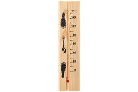Sauna termomeeter 4Living, pruun v.