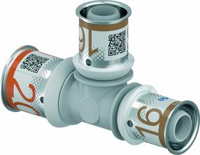 Savienojums Uponor, 16 mm – presējams, 10 Bar