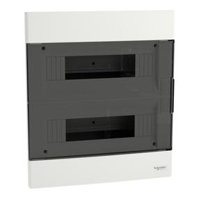 Modulinis skydas Schneider Electric EASY9, potinkinis, IP40, 24 mod., balta sp./juoda sp.