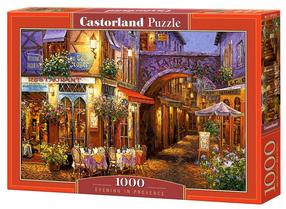 Puzle Castorland Evening in Provence 1000 el. C-104123, 68 cm x 47 cm, 1000 gab., daudzkrāsaina