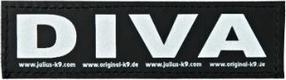 Šunų petnešų etiketė Julius-K9, juoda sp.