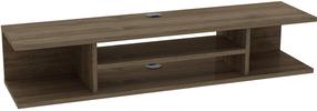 TV staliukas Kalune Design Pivot, riešuto sp., 29.5 cm x 120 cm x 23 cm