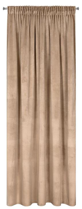 Naktinė užuolaida ZWE-13, tamsiai smėlinė sp., 140 cm x 270 cm