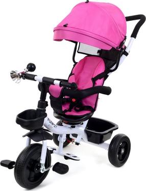 Kolmerattaline jalgratas Funfit Kids Twist 2677, must v./roosa v.