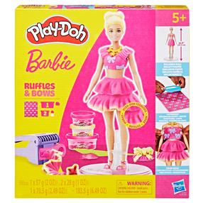 Plastiliini komplekt, koos tarvikutega, nukk Hasbro Play-Doh Barbie Ruffles And Bows, mitmevärviline