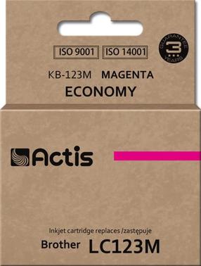 Rašalinio spausdintuvo kasetė Actis Standard KB-123M, raudona sp., 10 ml