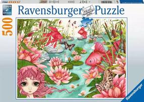 Puzle Ravensburger Minus Pond Daydreams 16944, 36.2 cm x 49.3 cm, 500 gab., daudzkrāsaina