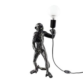 Galda stāvlampas Opviq Singe, E27, 40W, grafīta krās./melna krās.