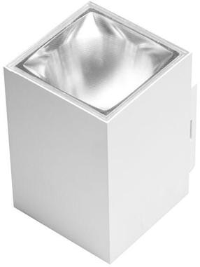 Sieninis lauko šviestuvas AZzardo Roland SQ, 9W, LED, IP65, balta sp., 7.8 cm x 11.7 cm