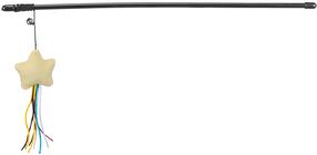 Žaislas ant pagaliuko katėms Trixie 45617, juoda sp./įvairių spalvų, 46 cm