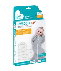 Plonas miegmaišis kūdikiui Love To Dream Swaddle Up Etap 1, balta sp., 68 cm x 29 cm