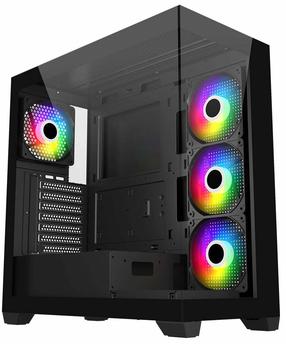 Корпус компьютера FSP M340, черный цв.