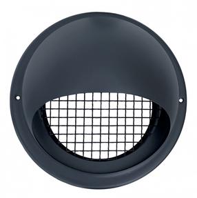 Ārējās ventilācijas restes, metāls, 165 mm x 165 mm, 120 mm