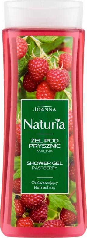 Kūno prausimosi želė Joanna Naturia Raspberry, 300 ml