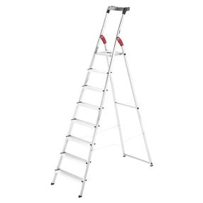 Trepes vienpusējās mājsaimniecības trepes Hailo L60 8 steps, 372 cm, 233 cm