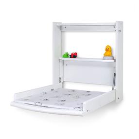 Вертикальный пеленальный столик BabyTrold, 80 см x 65 см, белый цв.