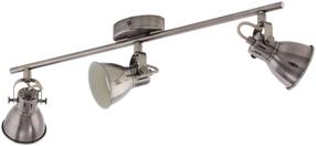 Lampa griesti Eglo Seras Spot 96554, GU10, 3000 °K, 3 x 3 W, niķeļa krās. / niķeļa krās.