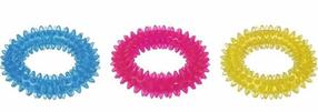 Žaislas šuniui, tąsymui Flamingo Toy Ring KF07202, 9 cm, Ø 9 cm, (spalva/dizainas parenkami atsitiktine tvarka), S